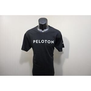 Peloton Tee Shirt Black Short Sleeve Graphic Mens Size Medium